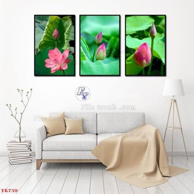 Ảnh mô tả file gốc in mica File tranh bộ in tráng gương hiện đại TK759