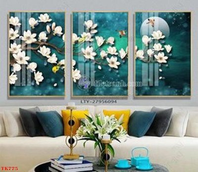 File tranh File tranh bộ in tráng gương hiện đại TK775 (ảnh gốc) không bị mờ