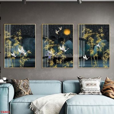 File ảnh File tranh bộ in tráng gương hiện đại TK801 (gốc) dùng in Pano