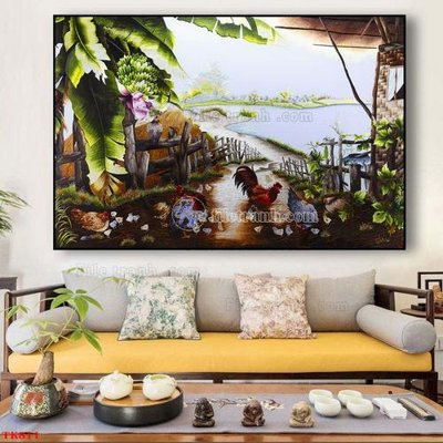 File gốc File tranh bộ in tráng gương hiện đại TK811 (in mica) làm bảng hiệu