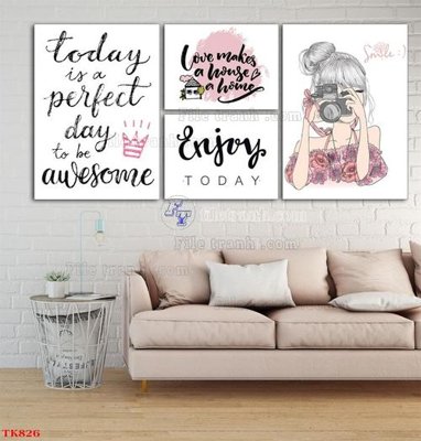 Download file File tranh bộ in tráng gương hiện đại TK826 (chuẩn in) chất lượng cao