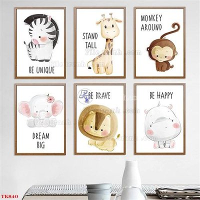 Tải file gốc File tranh bộ in tráng gương hiện đại TK840 (in khổ lớn) không vỡ