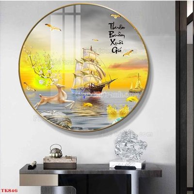 Hình ảnh gốc File tranh bộ in tráng gương hiện đại TK846 (để in khổ lớn)
