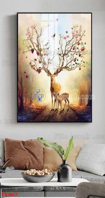 Tải file gốc File tranh bộ in tráng gương hiện đại TK867 (bản PSD) chỉnh sửa được