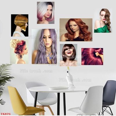 File tranh File tranh bộ in tráng gương hiện đại TK876 (ảnh gốc) sắc nét hoàn hảo