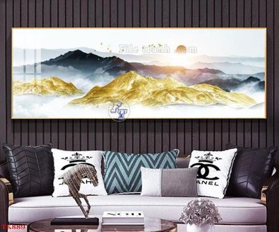 File tranh File tranh bộ in tráng gương hiện đại TK889 (ảnh gốc) in trần xuyên sáng