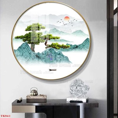 File gốc File tranh bộ in tráng gương hiện đại TK941 (thiết kế) cho in ấn