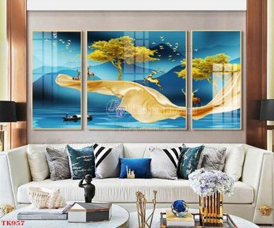 File gốc File tranh bộ in tráng gương hiện đại TK957 (cho in ấn) từ kho Filetranh