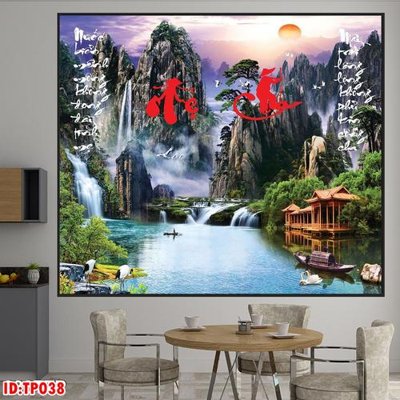 Tệp tin gốc File tranh thư pháp TP038 (chất lượng cao) File tranh thư pháp TP038