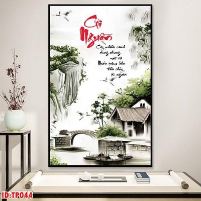 File in ấn File tranh thư pháp TP044 (bản gốc) chất lượng cao