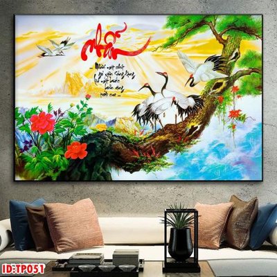 File gốc File tranh thư pháp TP051 (in 3D) cho trang trí