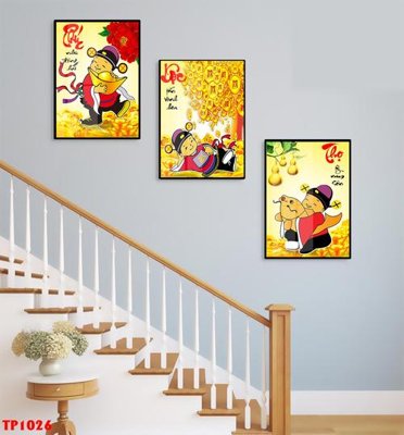 File gốc File tranh thư pháp TP1026 (bản quyền) cho in ấn