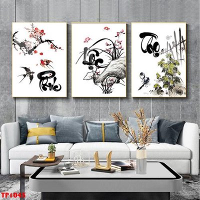 Tải file File tranh thư pháp TP1045 (gốc) chủ đề phong thủy