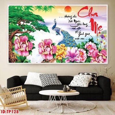 Tải file File tranh thư pháp TP128 (gốc) in nhanh