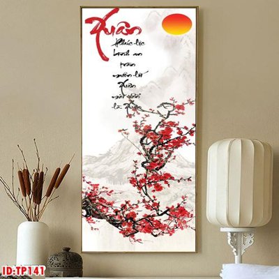 Download file File tranh thư pháp TP141 (gốc) in mica cao cấp