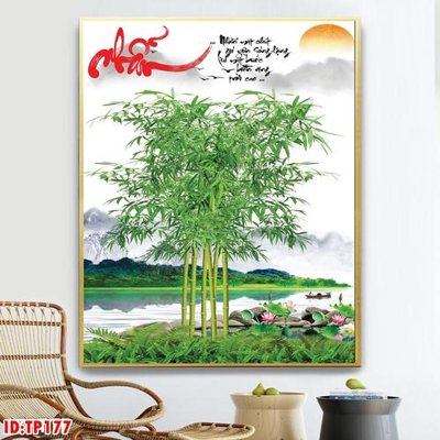 File gốc File tranh thư pháp TP177 (phiên bản chuẩn) để in ấn