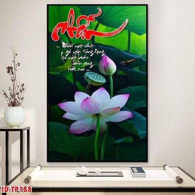 Download file File tranh thư pháp TP188 (gốc) in mica bàn thờ