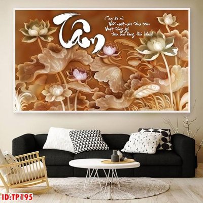 Chi tiết file tranh tráng gương File tranh thư pháp TP195 (ảnh gốc)