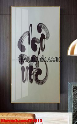 File tranh File tranh thư pháp TP2012 (gốc) chủ đề động vật