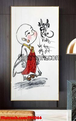 Cung cấp file tranh gốc File tranh thư pháp TP2066 độc quyền