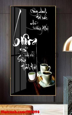 Download file File tranh thư pháp TP2098 (gốc) in mica bàn thờ