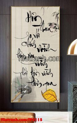 File tranh gốc File tranh thư pháp TP2115 (bản quyền) Filetranh.com