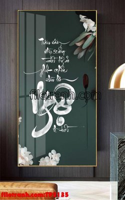 Tải file File tranh thư pháp TP2135 (PSD) cho in tranh kính