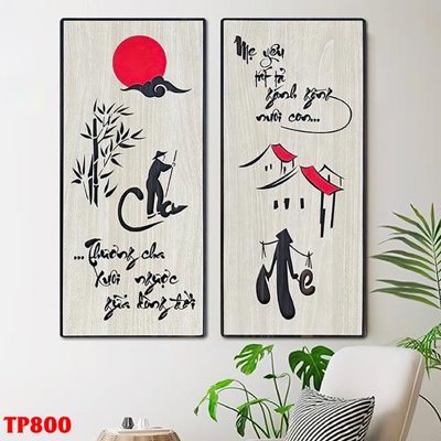 File tranh File tranh thư pháp TP800 (gốc) chủ đề tĩnh vật