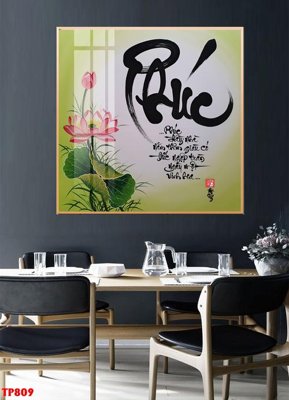 File tranh File tranh thư pháp TP809 (gốc) chủ đề trẻ em