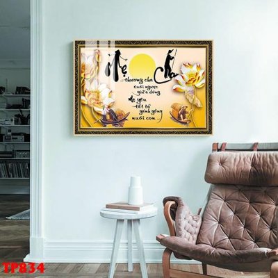 Tải file File tranh thư pháp TP834 (PSD) cho in tranh kính