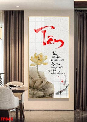 File gốc File tranh thư pháp TP862 (in lụa) tranh mã đáo