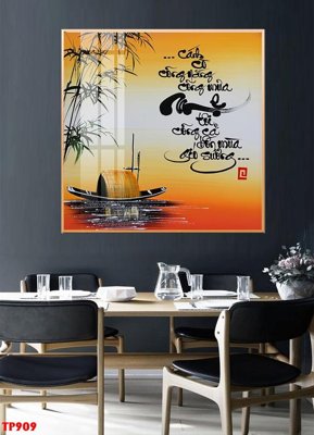 Tải file File tranh thư pháp TP909 (gốc) làm file thiết kế