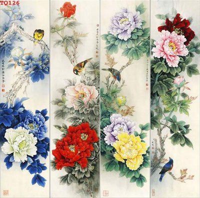 File gốc in ấn File tranh tứ quý TQ126 (sẵn sàng tải về)