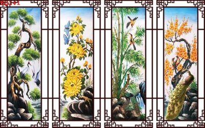 Tải file File tranh tứ quý TQ141 (ảnh gốc) file TIFF