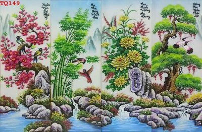 Download file File tranh tứ quý TQ149 (chuẩn in) chất lượng cao