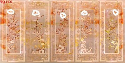 File tranh File tranh tứ quý TQ160 (bản gốc) treo phòng ăn