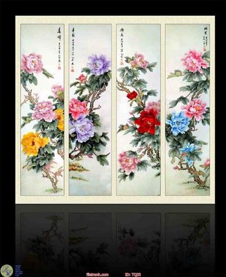 Tệp tin gốc File tranh tứ quý TQ33 (chất lượng) File tranh tứ quý TQ33