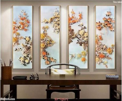 Download file gốc File tranh tứ quý TQ52 (dùng cho in ấn)