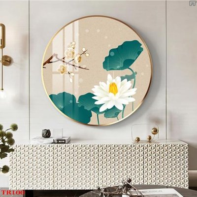 File ảnh gốc File tranh tròn hoa sen TRR100 không vỡ nét
