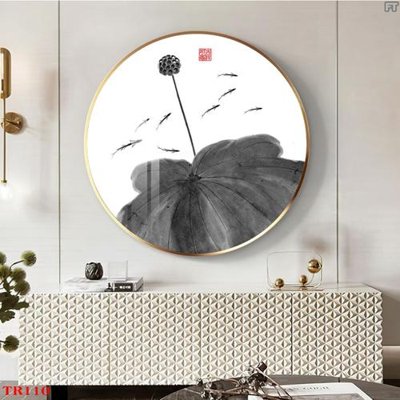 File gốc in ấn File tranh tròn hoa sen TRR110 (sẵn sàng tải về)