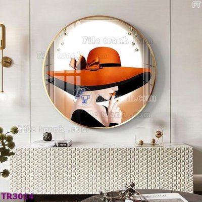 Tệp tin gốc File tranh tròn hiện đại TR3014 (chất lượng cao) File tranh tròn hiện đại TR3014