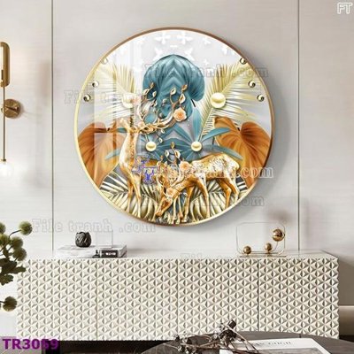 File gốc File tranh tròn hiện đại TR3059 (AI/EPS) cho in ấn