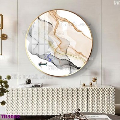 File in trần File tranh tròn hiện đại TR3068 (bản gốc) 5D