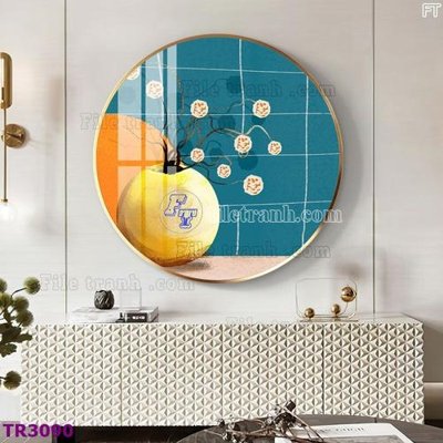 File ảnh File tranh tròn hiện đại TR3090 (gốc) in backdrop sự kiện