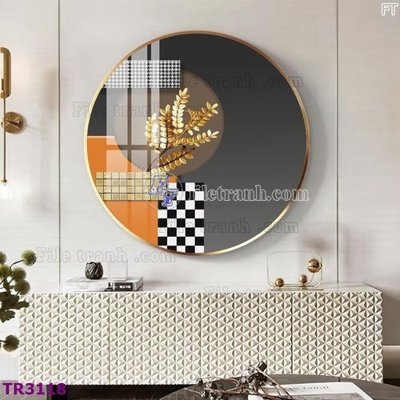 Tải về hình ảnh gốc File tranh tròn hiện đại TR3118 sắc nét