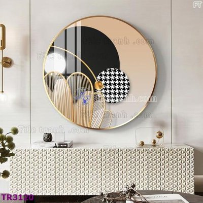 File in trần File tranh tròn hiện đại TR3120 (file gốc) phong thủy