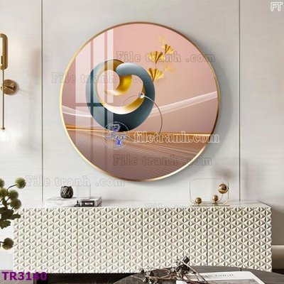 File gốc File tranh tròn hiện đại TR3140 (trang trí) phòng trẻ em