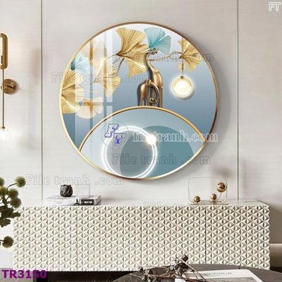 Mua file tranh gốc File tranh tròn hiện đại TR3150 tại Filetranh.com