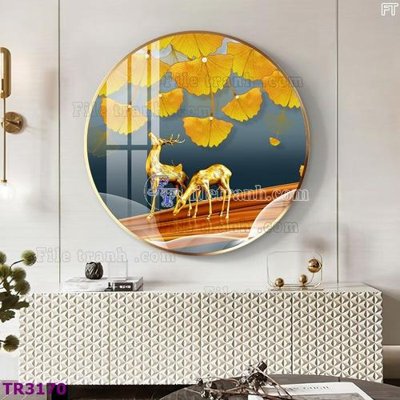 File in trần File tranh tròn hiện đại TR3170 (bản gốc) 5D