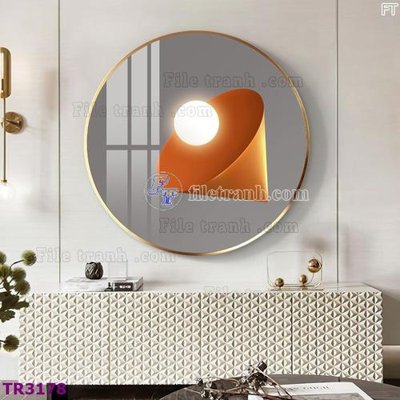 Tải file File tranh tròn hiện đại TR3178 (ảnh gốc) in gạch 3D